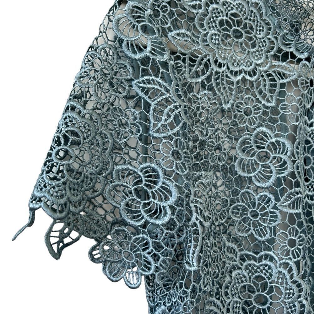 Self Portrait Lace Open Back Top - Picture 2 of 7